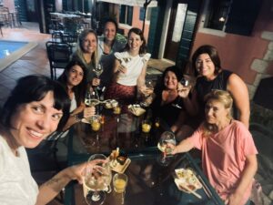 cena di gruppo