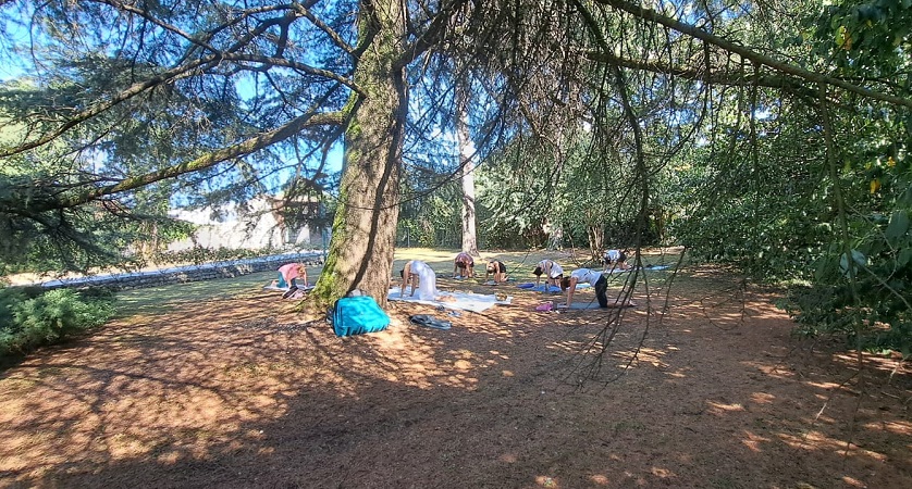 outdoor yoga